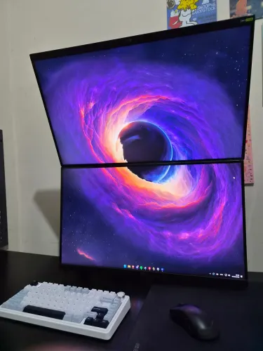2 Monitores LG UltraGear 27" - 180Hz + 144Hz + Braço Articulado