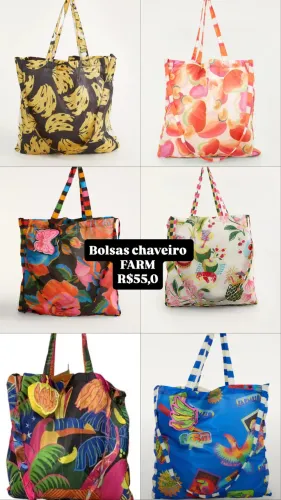 Bolsa chaveiro me leva farm