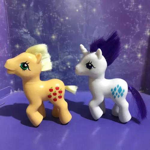 My Little Pony Applejack e Rarity Retrô
