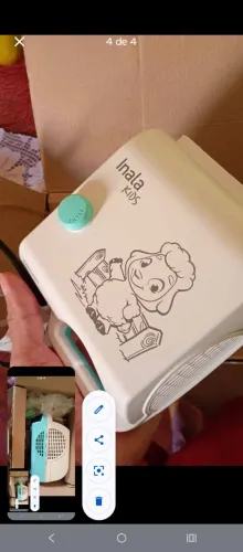 Inalador nasal novinho na caixa