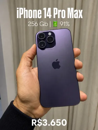 14 Pro a max 256 Gb Bateria 91%