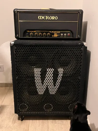 Combo Contrabaixo Valvulado - Cabeçote Meteoro Falcon CB70 + Caixa Warwick 4x10