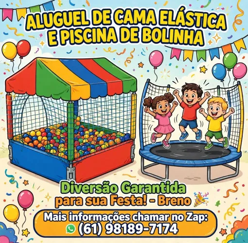 Aluguel de cama elastica