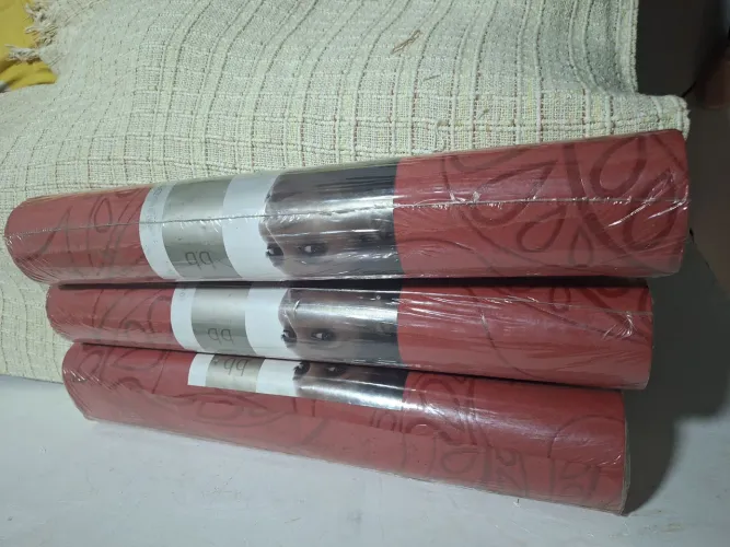 Papel de parede 3 rolos dimensões 0,53 m x10,05 m cada um 