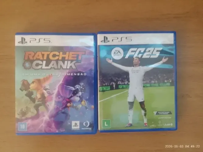 Ratchet & Clank e EA SPORTS FC25. 