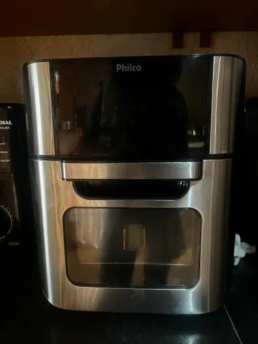 Fritadeira Elétrica Air Fry Oven Philco 12L 1800W Digital Inox