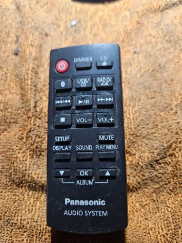 Controle remoto audio system Panasonic
