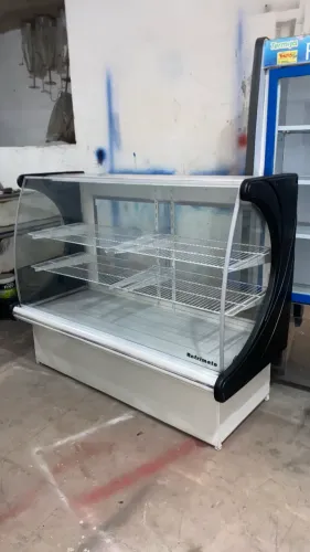 Balcão vitrine natural padaria ou lanchonete 1,80m