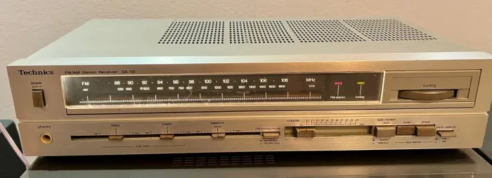 Receiver Technics SA-110 - Entrada Phono - 100% Revisado