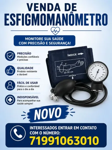 Aparelho de pressão, acompanha bolsa