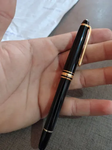 Caneta Montblanc Meisterstuck tinteiro
