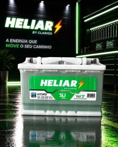 Bateria heliar 75AH 24 meses de garantia entrega e instalação grátis ?