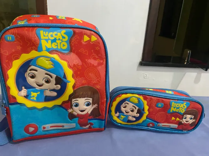 Lancheira e estojo Luccas Neto