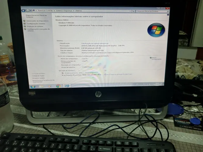 Computador al in one hp 18