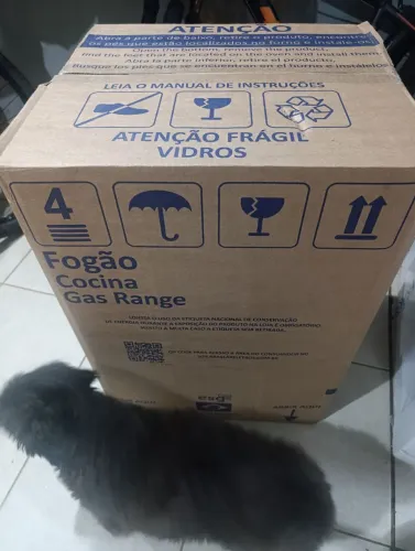 Fogão 4 bocas novo na caixa