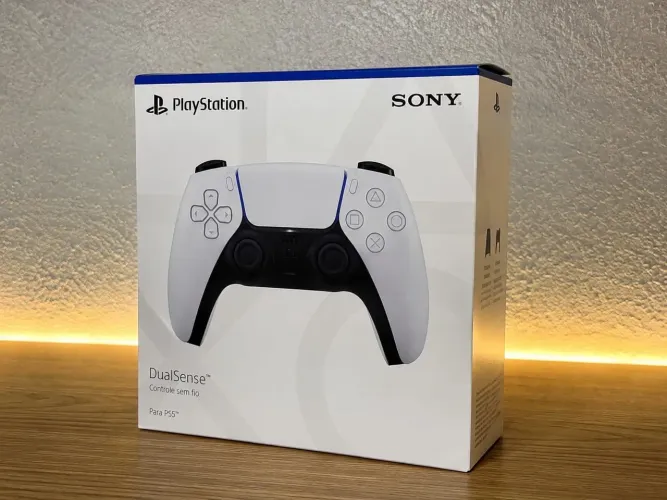 Controle Joystick Sem Fio Sony Playstation Dualsense Branco