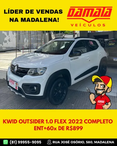 Renault Kwid Outsider 1.0 Flex 12V 5P Mec. 2022
