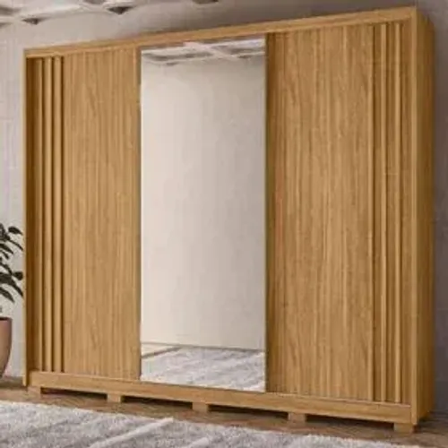 Guarda Roupa A. Casal 3 Portas c/ Espelho Deslizantes 6 DIVIDIMOS EM ATÉ 10X SEM JUROSG