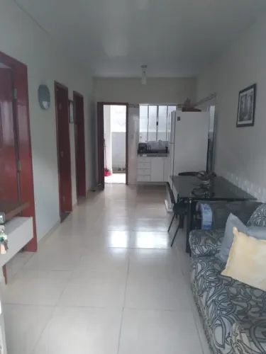 "Casa no Marex - Mobiliada" - 90m² salão 02 dormitórios, cozinha, depósito - Rua Curitiba
