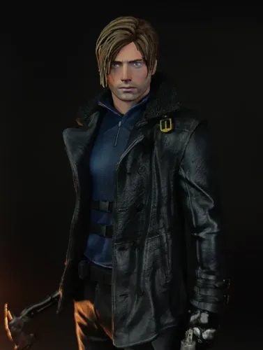 Estátua Leon Resident Evil Requiem 1/6