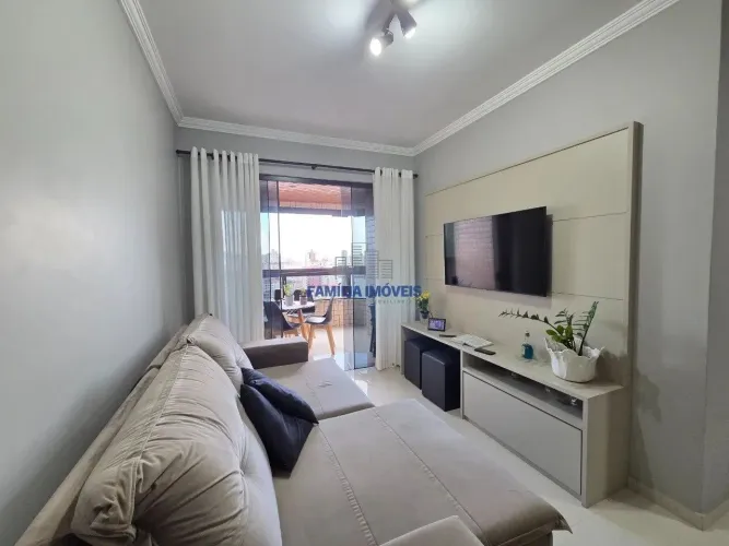 Apartamento à venda 3 quartos lazer 2 vagas Embaré Santos/SP