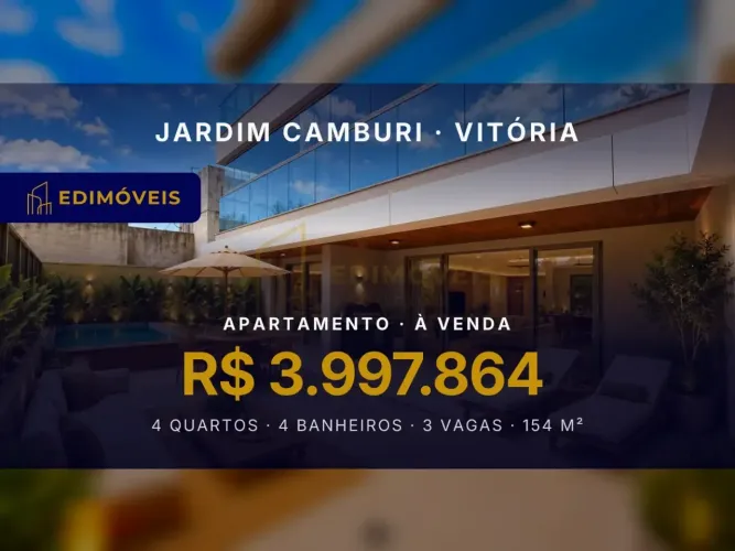 Apartamento 4 suítes no Jardim Camburi, ideal para quem busca conforto e elegância