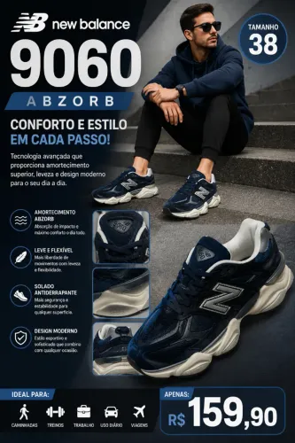 Tenis New Balance 9060 Abzorb tam 38