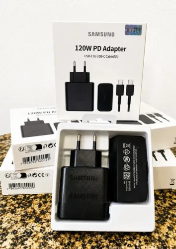 Carregador Samsung Turbo Original Ultra Rápido Usb-C Novo (Garantia)