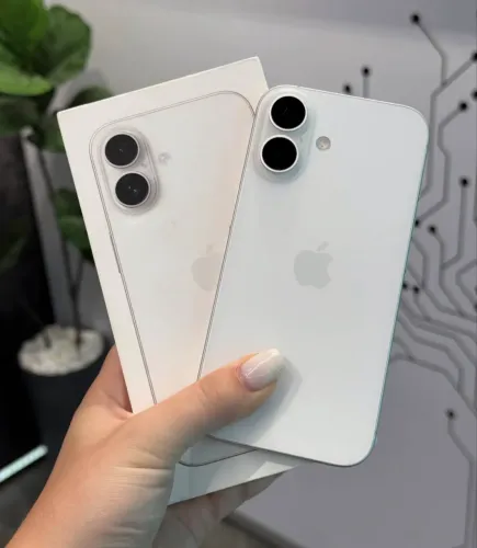 iPhone 16 branco 256 GB 97% Garantia Apple até novembro 2026