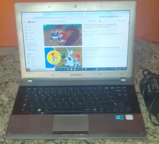 Notebook Samsung Rápido/ Core i3/4gb/hd 320gb/ tela 14/hdmi/ Bateria boa 450,00
