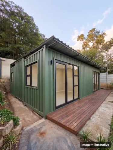 Casa/Escritório Container 30m² Alto Padrão Pronto e Instalado