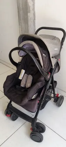 Carrinho de Bebê + Bebê Conforto Acoplável Travel System Whoop