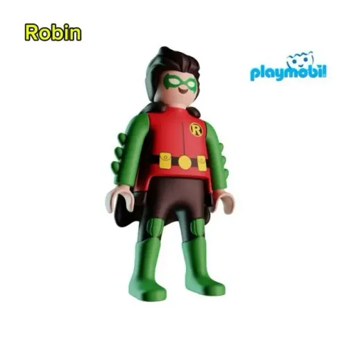 Boneco Robin Dc Playmobil Kinder Ovo 2026