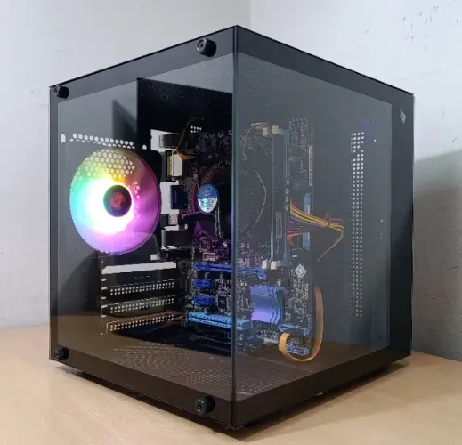 PC de Entrada Intel Core i3 8GB RAM HD 500GB W10 Wi-fi Ideal Para Estudos, Trabalho