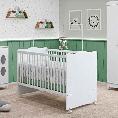 Berço Mini Cama Com Rodízios DIVIDIMOS EM ATÉ 10X SEM JUROS