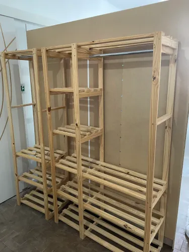 Guarda roupa Pallets -Closet Madeira