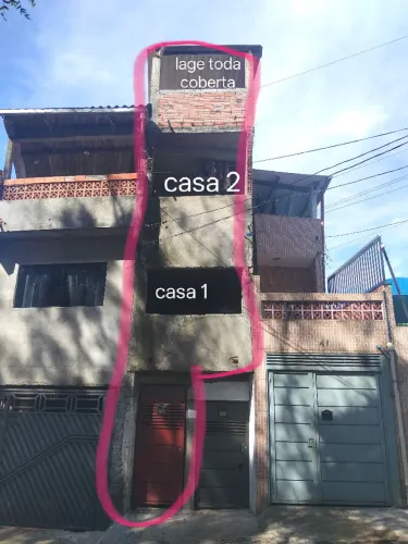 Vendo ou troco sobrado com 2 casas