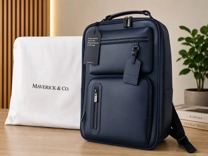 Mochila Maverick & Co. Explorer Light Backpack Plus - Nova, sem uso | Premium | Marinho