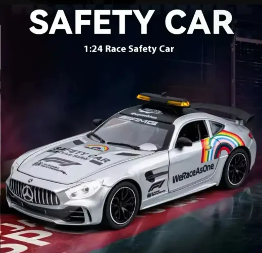 Mercedes Safety-car 1:24 diecast - acende os faróis!!!