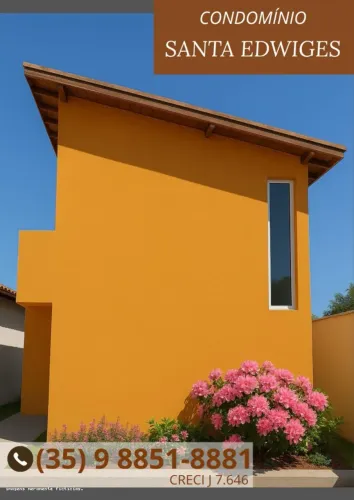 Casa para Venda em Caldas, Centro, 2 dormitórios, 2 banheiros, 1 vaga