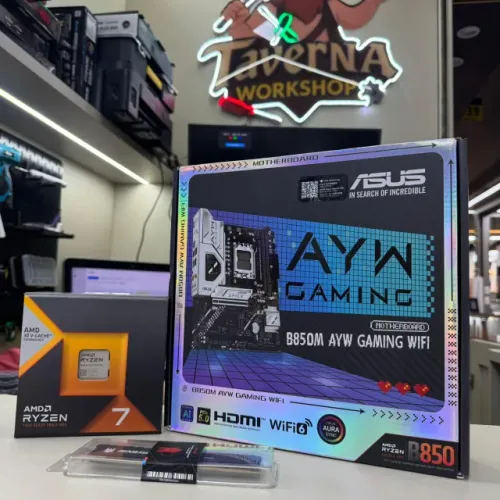 Kit Upgrade Ryzen 7 7700X3D + B850M ASUS + 16GB DDR5 5600MHZ