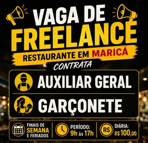 Restaurante em MARICÁ CONTRATA.