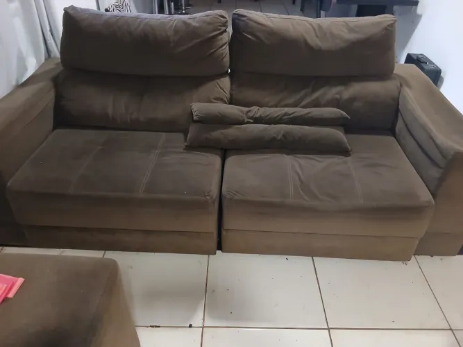 Sofá retrátil confortável