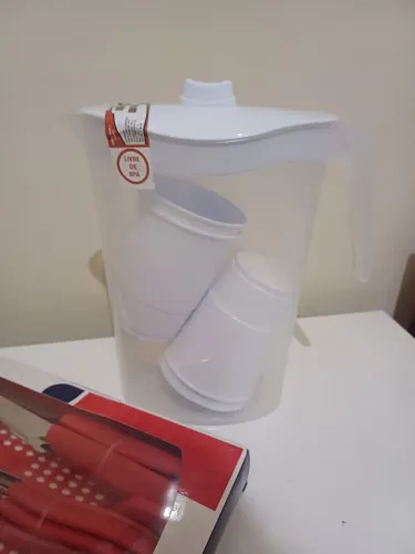 Kit faqueiro Veneza + jarra com copos keita