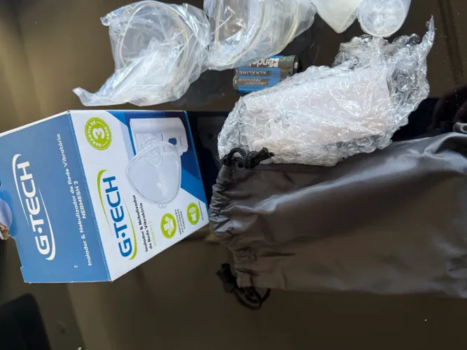 Nebulizador Portátil Gtech Nebmesh 2 Sem Barulho Nunca Usado