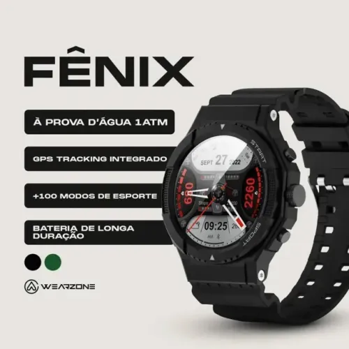 RELÓGIO SMARTWATCH FÊNIX GPS INTEGRADO A PROVA D´ÁGUA 