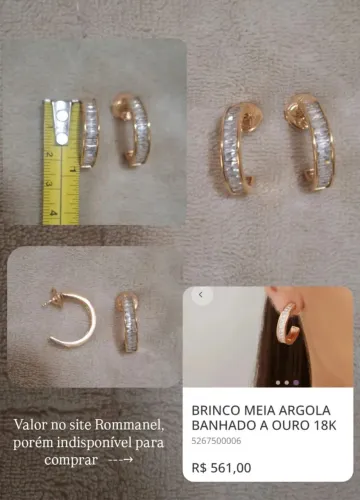 BRINCO ARGOLA ROMMANEL