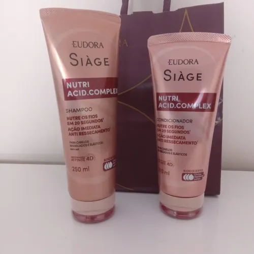 KIT SIAGE EUDORA SHAMPOO E CONDICIONADOR