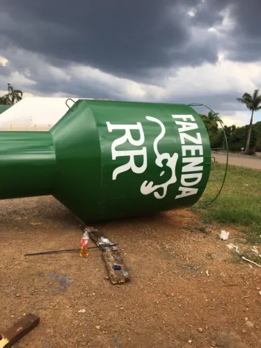 Caixa de água tipo taça e tubular estrutura metálica direto da fábrica