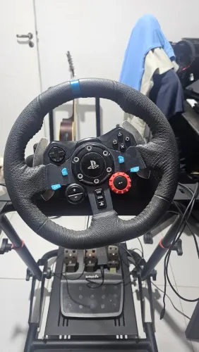 Logitech G29 + Suporte + Upgrade de Freio (Pronto pra usar!)